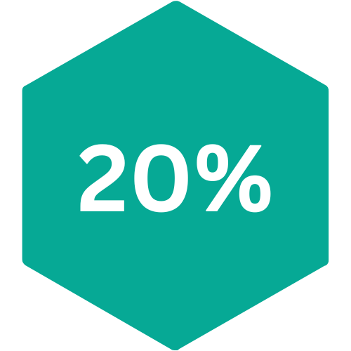 20%